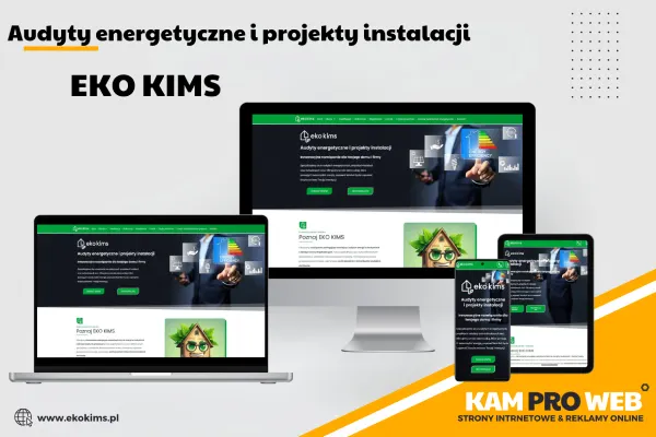 Projekt strony firmowej w Częstochowie – WordPress, RWD, klarowna oferta, mocne CTA i podstawowe SEO on-page.