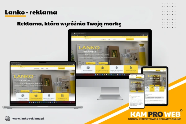 Strona internetowa dla firmy w Gdyni – projekt pod konwersję, czytelny UX, optymalizacja szybkości i dopracowane treści sprzedażowe.