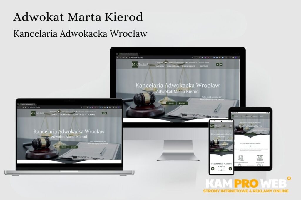 Tworzenie stron internetowych WordPress dla firm w Warszawie – nowoczesny projekt, RWD, SEO, formularze, GA4 i strona nastawiona na pozyskiwanie klientów.